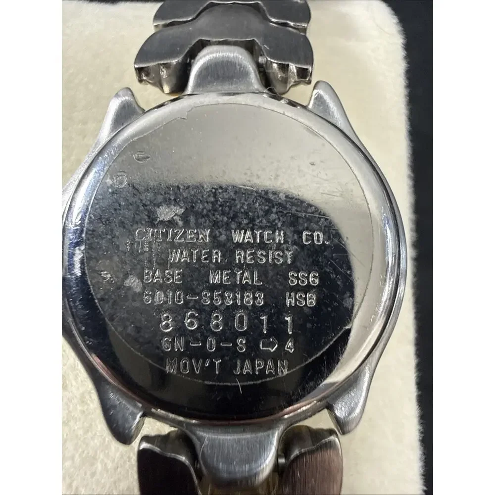 VINTAGE WOMENS CITIZEN WRISTWATCH MODEL 6010-S53183 NEW BATTERY!